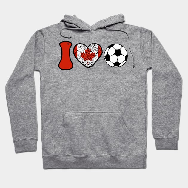 Canada Football Lovers Hoodie by RankShop